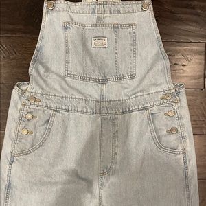 Vintage LEVI'S OVERALLS Two horse Levi's Women's Large EXCELLENT CONDITION.